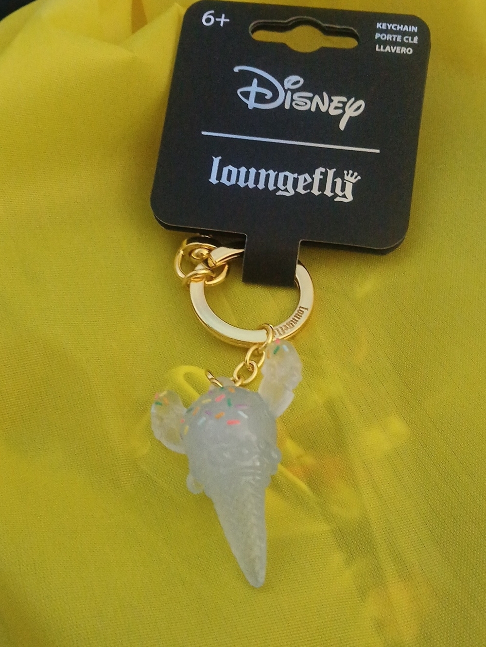 LOUNGEFLY STITCH ICE CREAM KEY CHAIN NWT